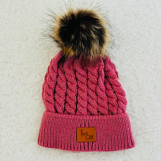 Pink Pom Hat