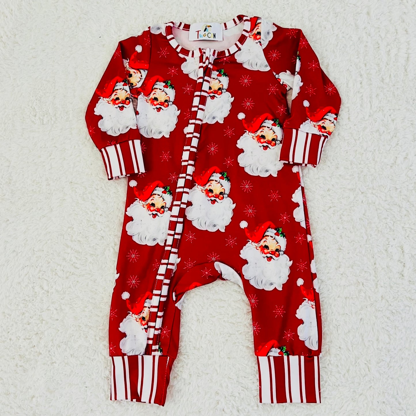 Red Santa Romper