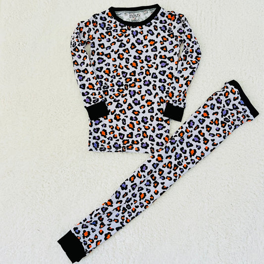 Orange & Purple Leopard Bamboo Set