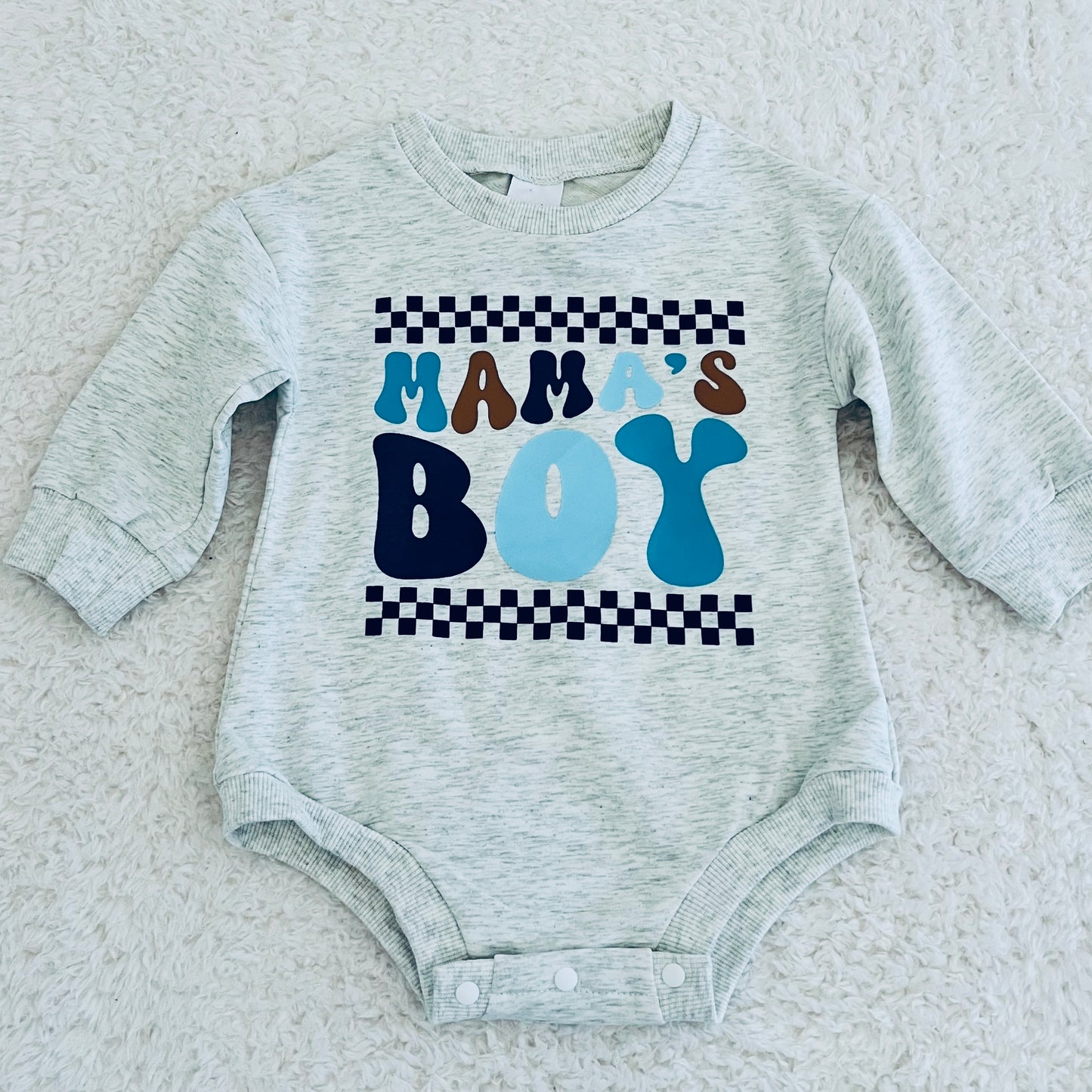 Mama's Boy Bubble Romper