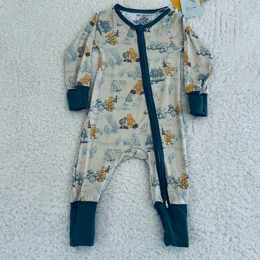 Vintage Pooh Bamboo Zippy