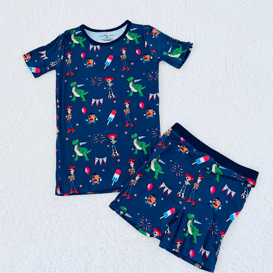 Patriotic Toy Bamboo Short Set