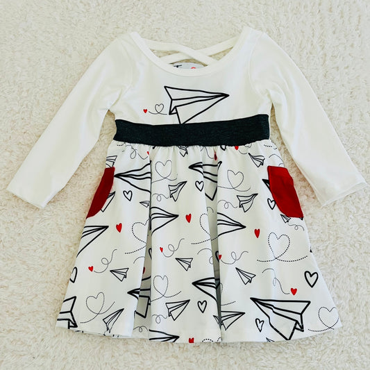 Paper Airplane Dress