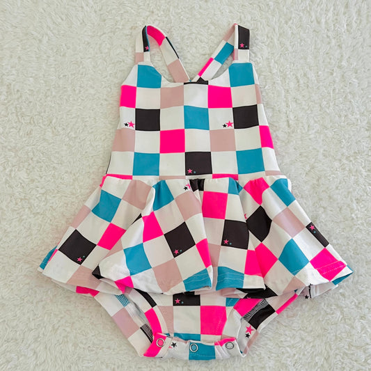 Checkered Brielle Romper