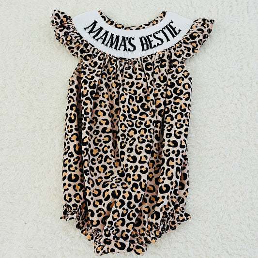 Mama's Bestie Smocked Romper