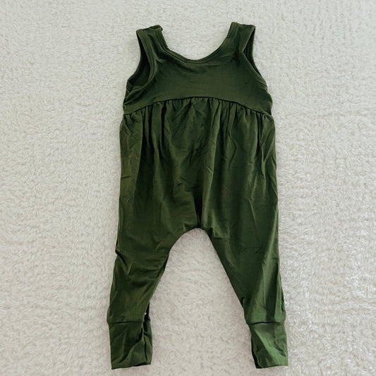 Olive Magnolia Bamboo Romper