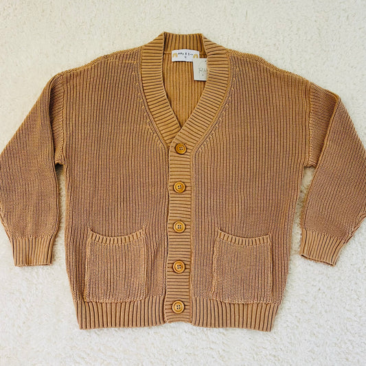 Tan Button Up Cardigan