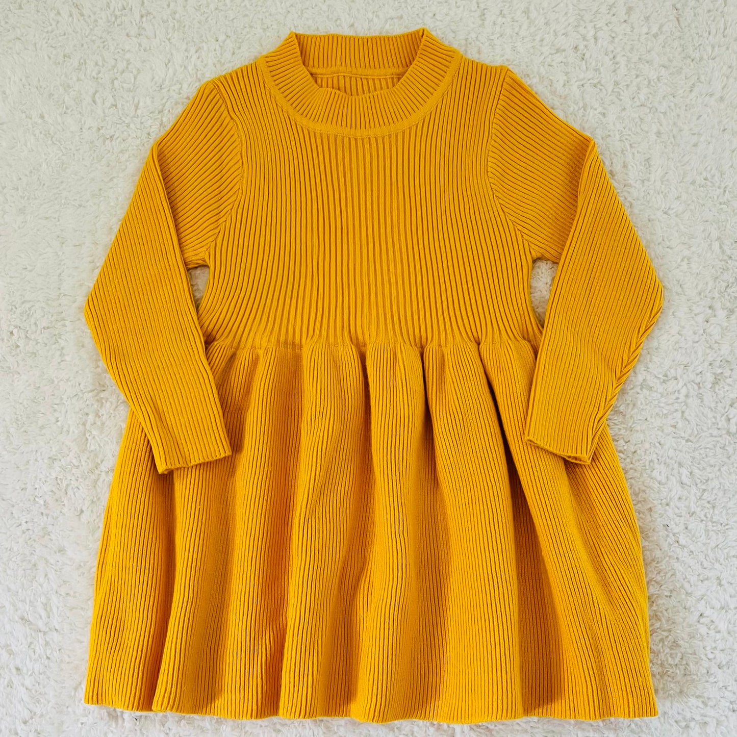 Mustard Sweater Dress