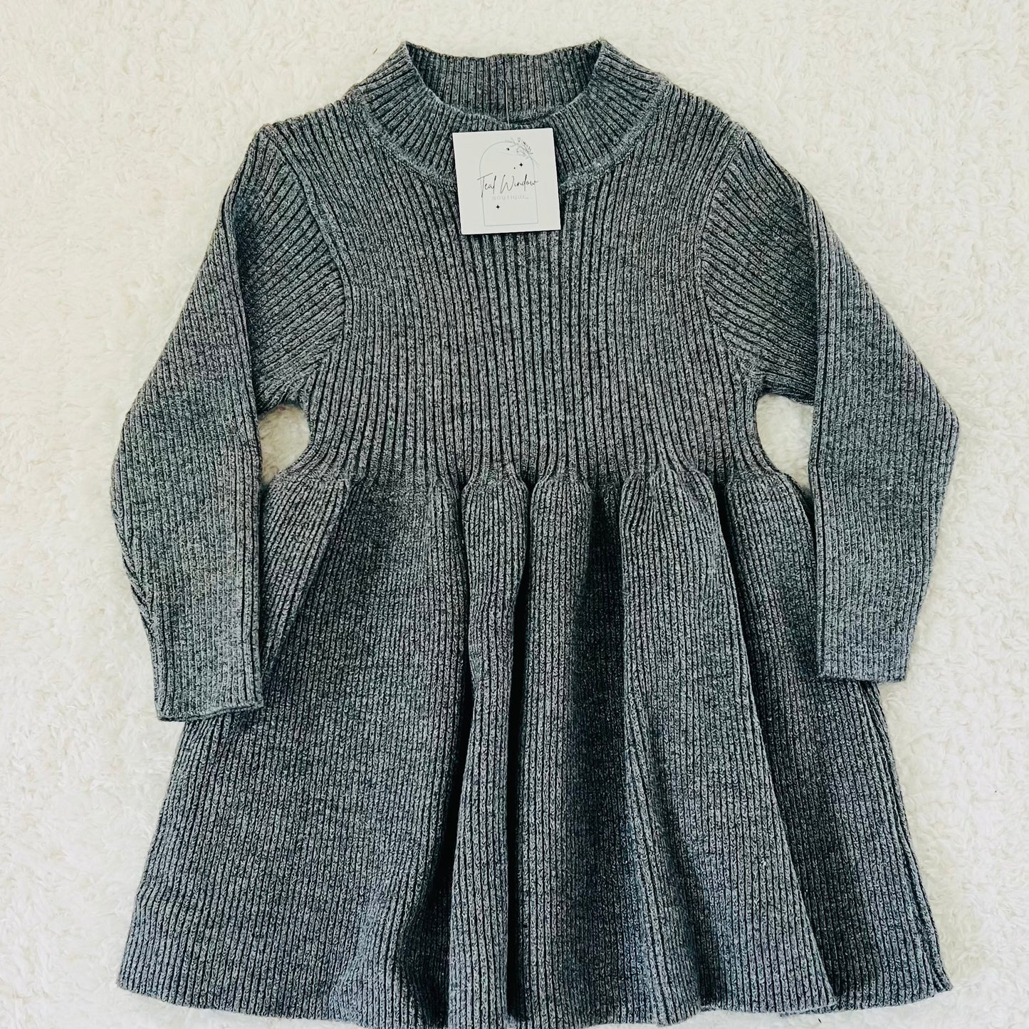 Gray Sweater Dress