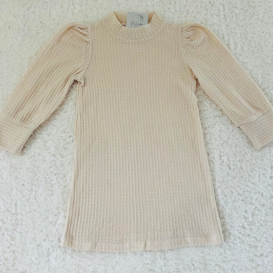 Beige Sweater Dress